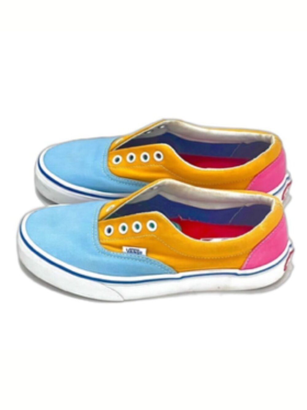 VANS Era Canvas Sneakers Women’s Sz 6.5 Multicolor‎ Casual Skater Shoes Sporty